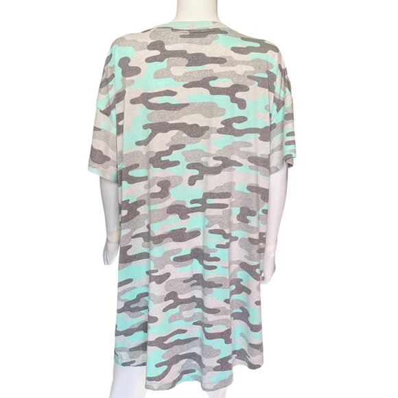 Joyspun & Secret Treasures Soft Lounge Dresses Floral & Camo w/ Pockets L/XL 2pk - Picture 6 of 11